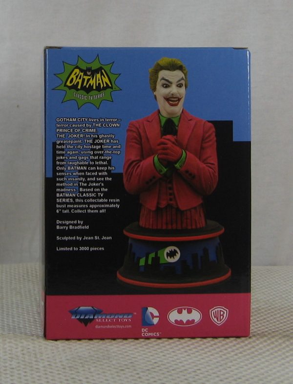 Joker Classic 1966 Batman TV Show Bust 1152/3000 Cesar Romero Diamond Select NEW - Image 4