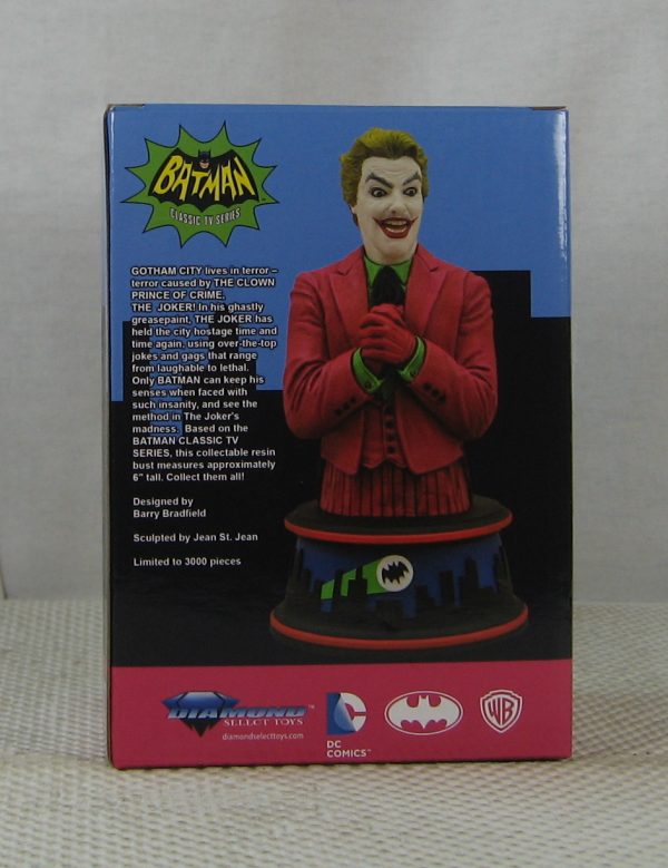Joker Classic 1966 Batman TV Show Bust 1134/3000 Cesar Romero Diamond Select NEW - Image 4