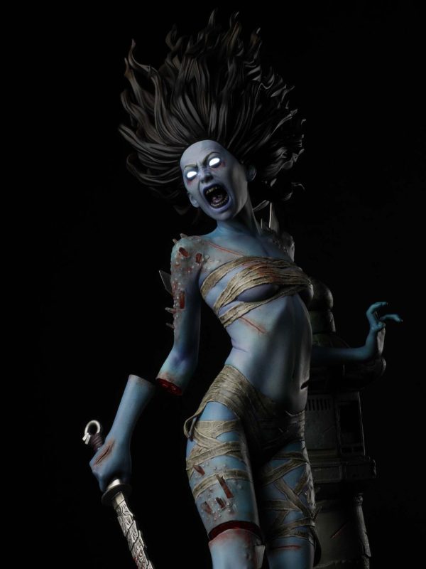 Dead by Daylight The Spirit 1/6 PVC Statue Gecco NEW SEALED - Image 7