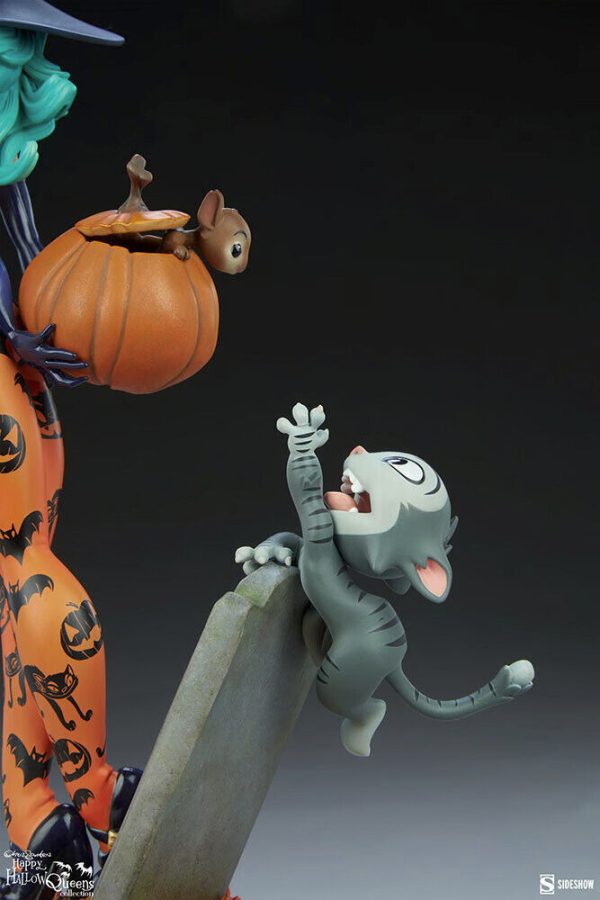 Pumpkin Witch Statue 450/2500 Chris Sanders Sideshow Collectibles NEW SEALED - Image 3