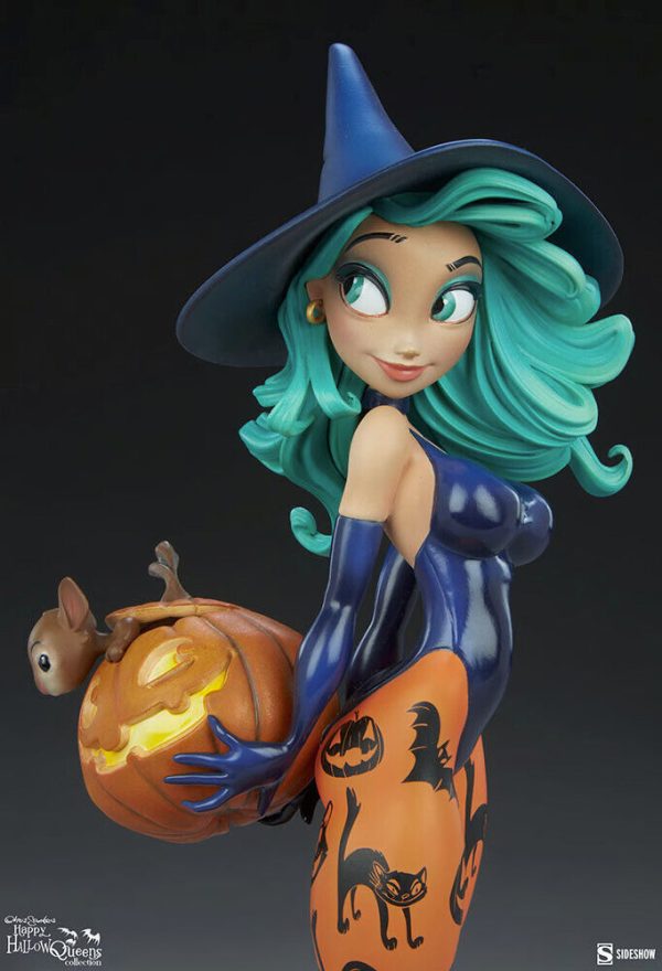 Pumpkin Witch Statue 450/2500 Chris Sanders Sideshow Collectibles NEW SEALED - Image 4