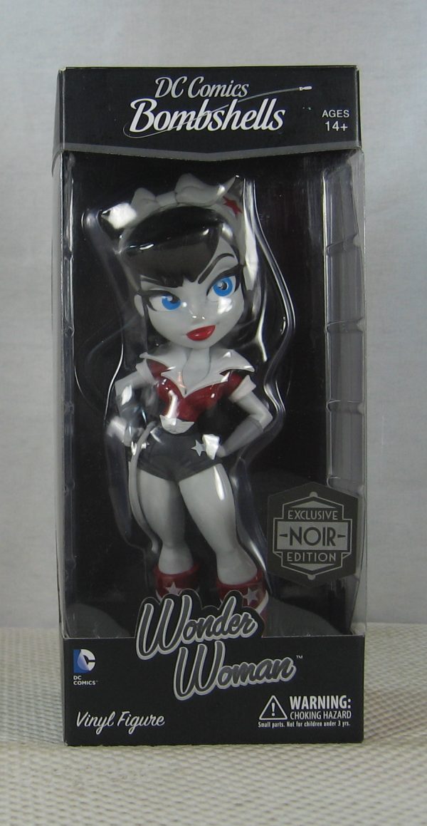 DC Bombshells Wonder Woman Noir Vinyl Figure 2016 SDCC Exclusive Cryptozoic NEW - Image 2