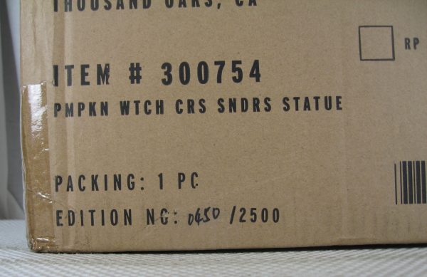 Pumpkin Witch Statue 450/2500 Chris Sanders Sideshow Collectibles NEW SEALED - Image 11