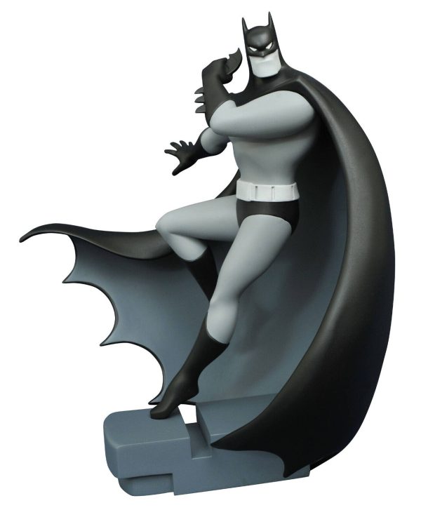 DC Gallery Batman the Animated Series Black and White Batman Figure 2016 SDCC NEW