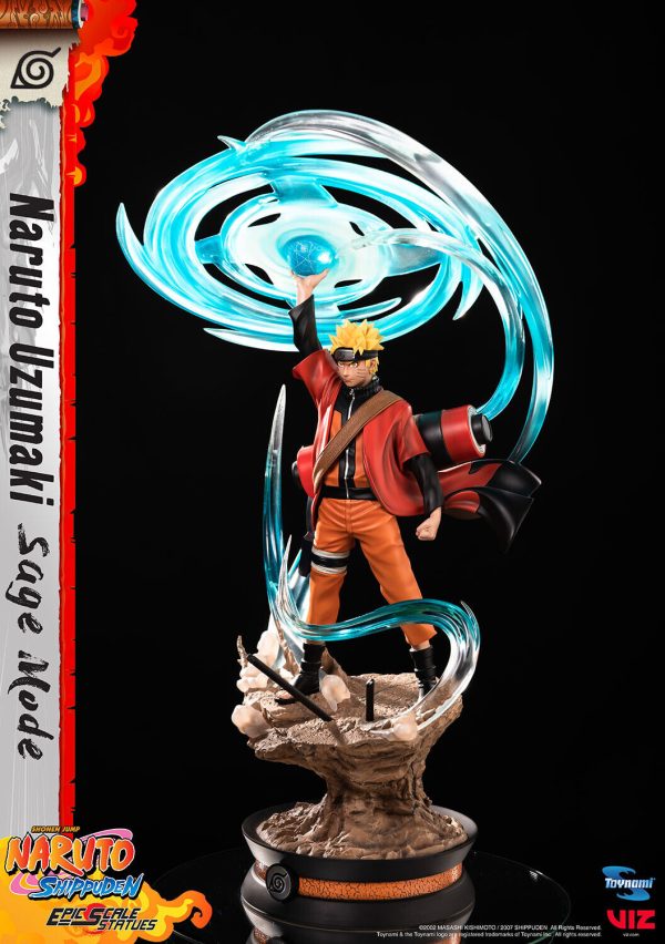 Naruto Shippuden Naruto Uzumaki 1/6 Sage Mode Statue 062/800 Toynami NEW SEALED