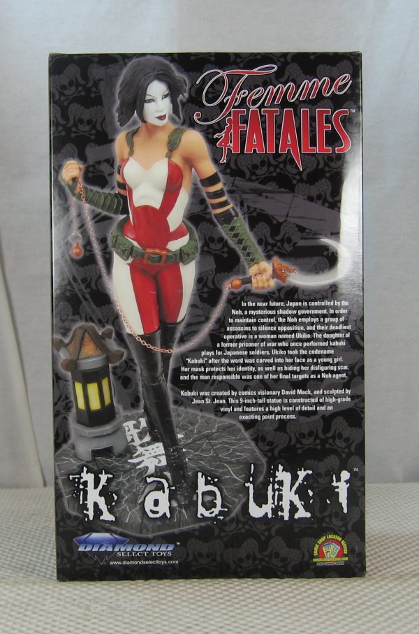 Kabuki Femme Fatales Figure Statue Diamond Select NEW SEALED - Image 4