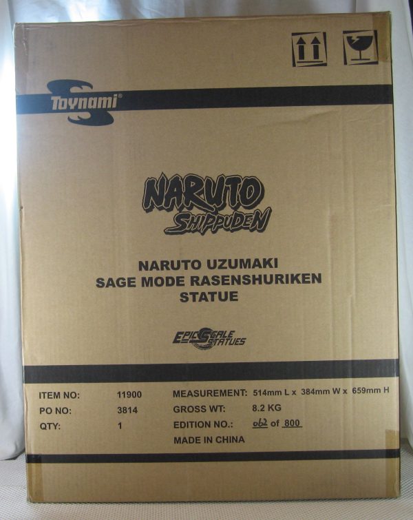 Naruto Shippuden Naruto Uzumaki 1/6 Sage Mode Statue 062/800 Toynami NEW SEALED - Image 6