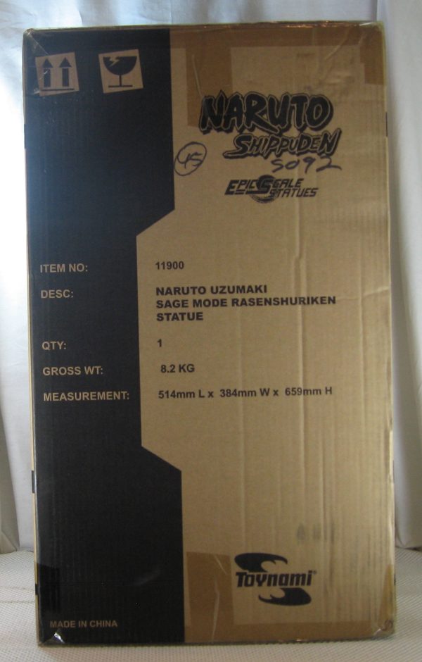 Naruto Shippuden Naruto Uzumaki 1/6 Sage Mode Statue 062/800 Toynami NEW SEALED - Image 7