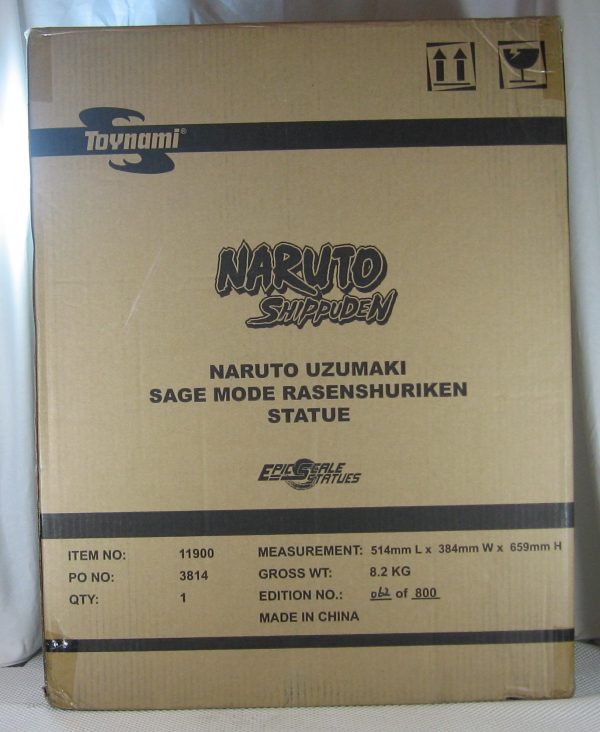 Naruto Shippuden Naruto Uzumaki 1/6 Sage Mode Statue 062/800 Toynami NEW SEALED - Image 9
