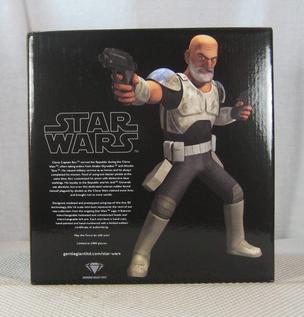 Star Wars Clone Wars Commander Rex Deluxe Bust Gentle Giant Diamond Select NEW - Image 5