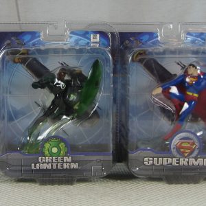 Justice League Mini Statue Set Superman Green Lantern Monogram NEW SEALED