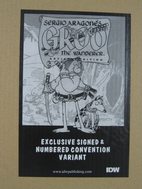 Sergio Aragones Groo The Wanderer Signed SDCC Artist Edition HC 06/250 SEALED - Image 4