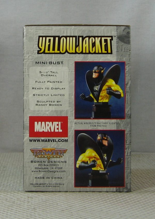 Yellowjacket Bust 2318/4000 Classic Version Bowen Designs NEW SEALED - Image 5