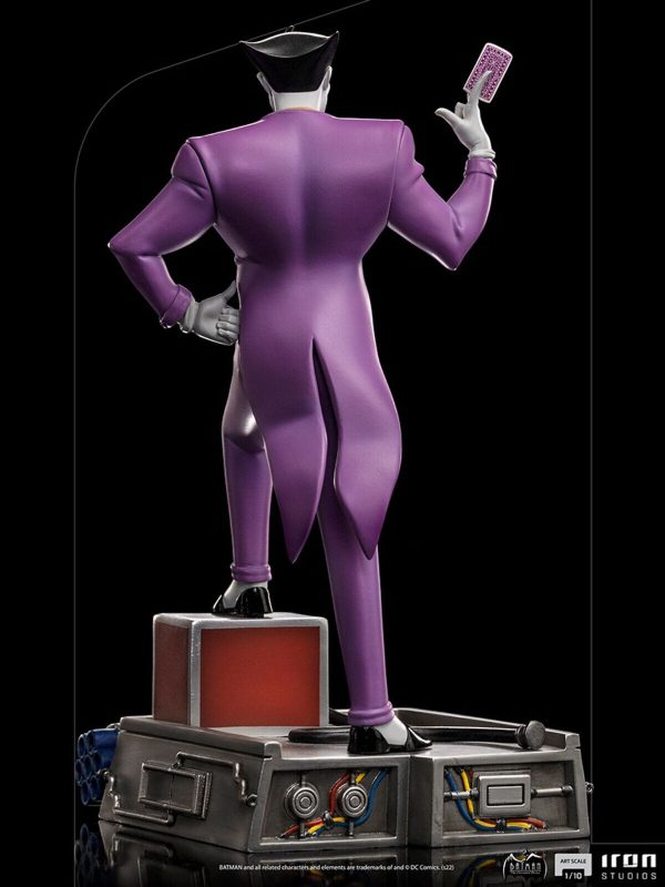 Iron Studios Batman Animated Series Joker 1/10 Statue DC Comics NEW SEALED - Image 2