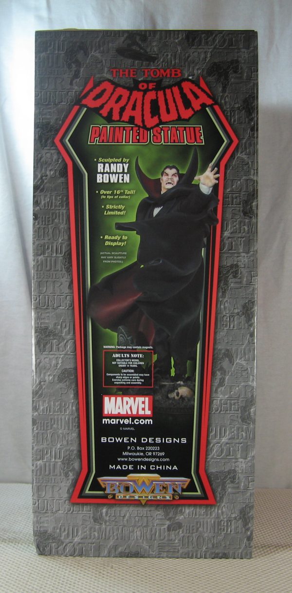 Tomb of Dracula Statue 325/500 Bowen Designs Marvel Comics NEW SEALED - Image 3