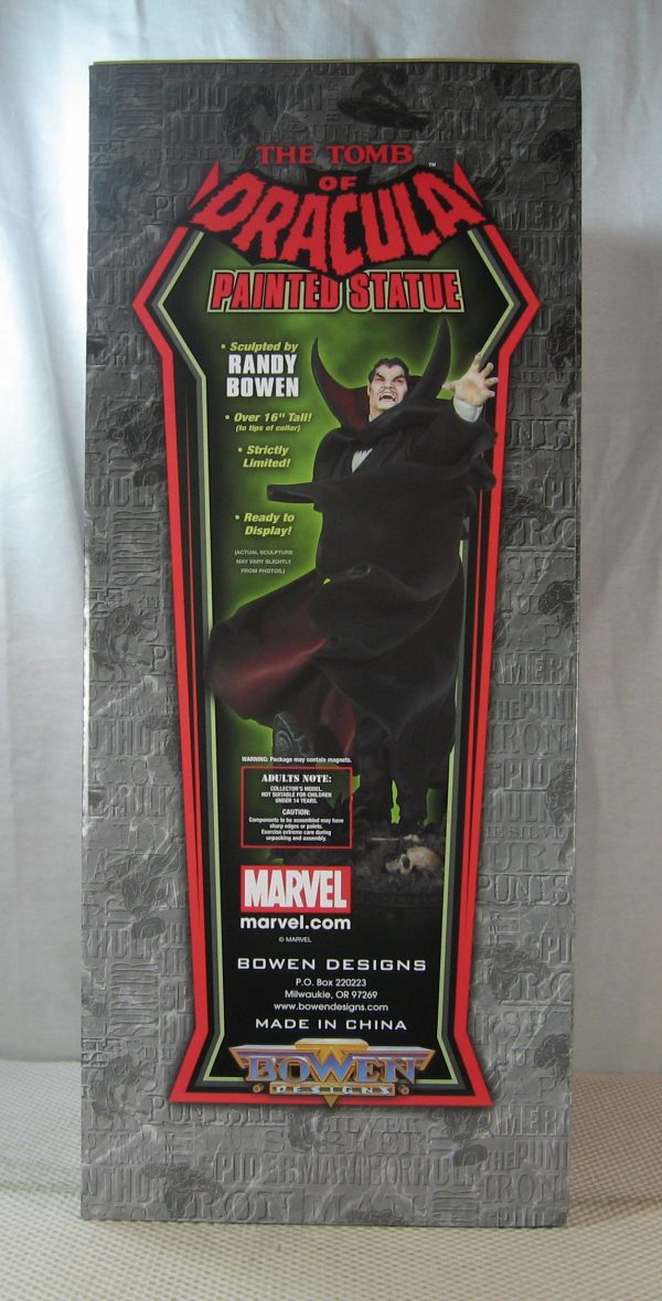 Tomb of Dracula Statue 325/500 Bowen Designs Marvel Comics NEW SEALED - Image 5