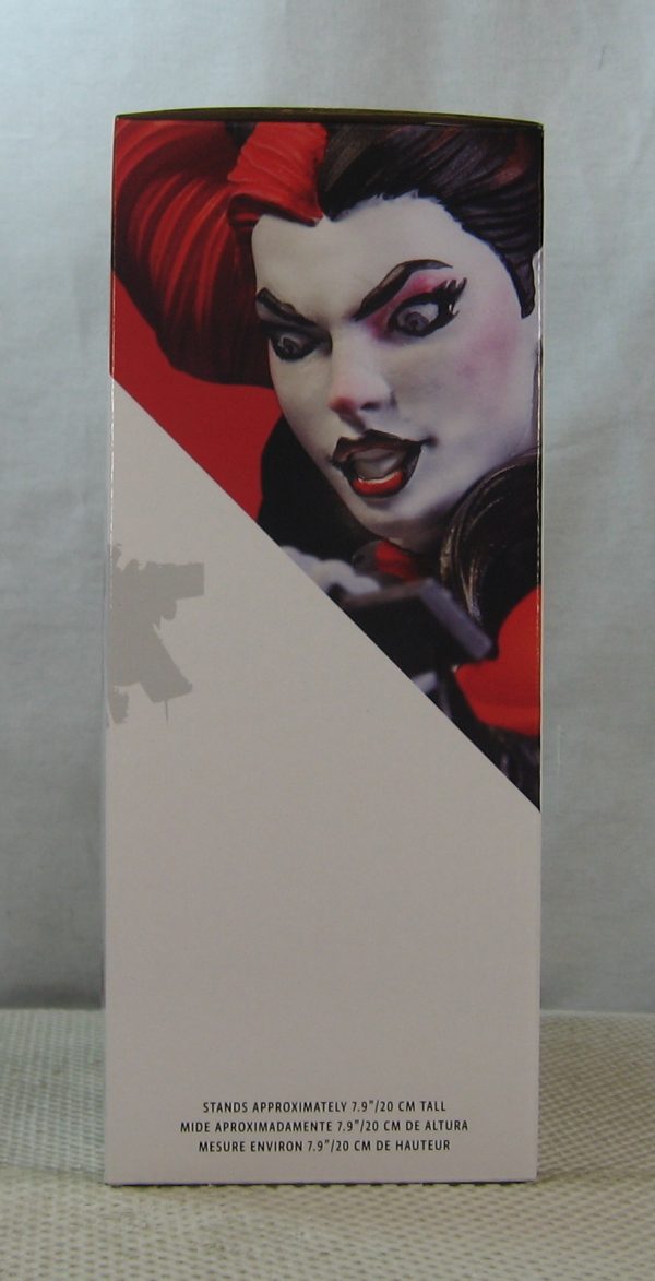 Harley Quinn Red White and Black Statue Emanuella Lupacchino NEW SEALED - Image 4
