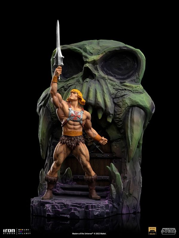 Iron Studios He-Man 1/10 Deluxe Statue Masters of the Universe NEW SEALED
