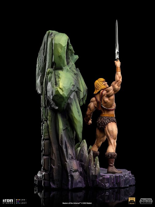 Iron Studios He-Man 1/10 Deluxe Statue Masters of the Universe NEW SEALED - Image 4