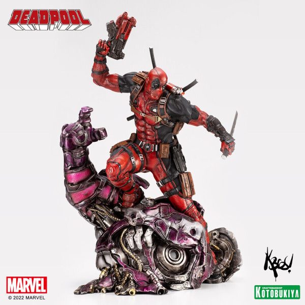 Kotobukiya Deadpool 1/6 Fine Art Statue 459/750 Signature Series NEW SEALED