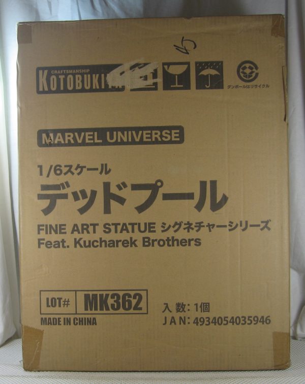 Kotobukiya Deadpool 1/6 Fine Art Statue 459/750 Signature Series NEW SEALED - Image 13