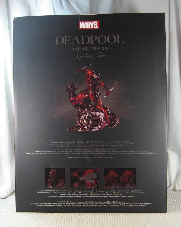 Kotobukiya Deadpool 1/6 Fine Art Statue 459/750 Signature Series NEW SEALED - Image 8