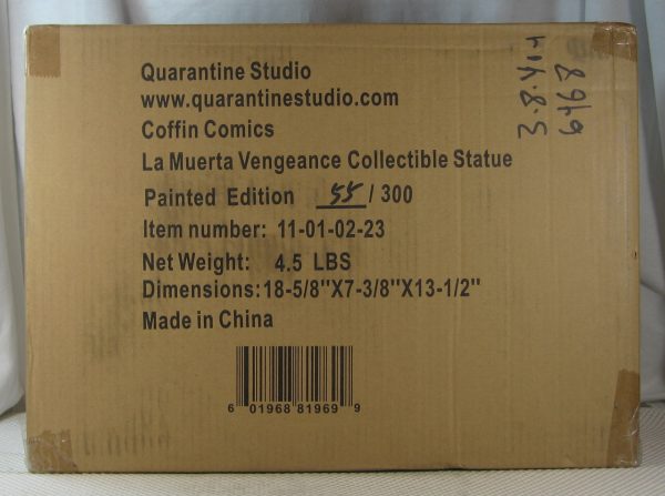 La Muerta Vengeance 1/5 Statue 55/300 Quarantine Studio Coffin comics NEW SEALED - Image 10