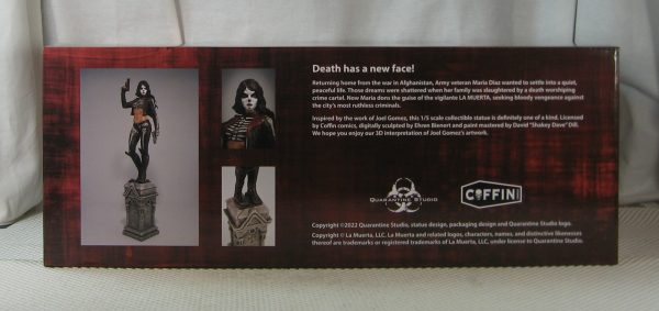 La Muerta Vengeance 1/5 Statue 55/300 Quarantine Studio Coffin comics NEW SEALED - Image 7