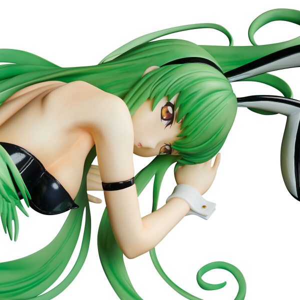 Code Geass Lelouch of the Rebellion C.C. Bare Leg Bunny 1/4 Figure FREEing NEW - Image 3