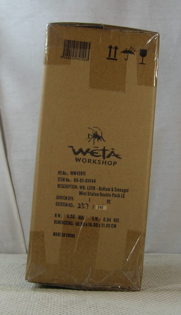 WETA Lord of the Rings Gollum and Smeagol 1/10 Mini Statue Set 257/549 SEALED - Image 9