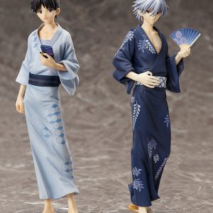 Rebuild of Evangelion Shinji Ikari & Kaworu Nagisa 1/8 Yukata Figure Set SEALED