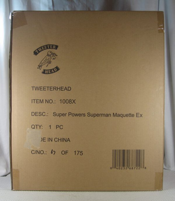 Tweeterhead Superman Super Powers Exclusive Maquette 67/175 Reissue Ver. SEALED - Image 4