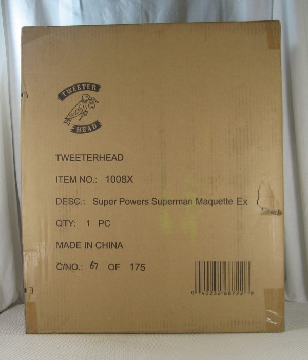 Tweeterhead Superman Super Powers Exclusive Maquette 67/175 Reissue Ver. SEALED - Image 6