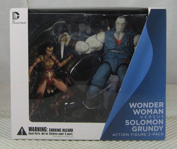 Wonder Woman vs Solomon Grundy Figure Set Injustice Gods Among Us NEW SEALED