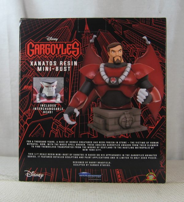 Disney Gargoyles Xanatos 1/7 Mini Bust 328/3000 Diamond Select NEW SEALED - Image 4