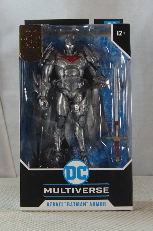 DC Multiverse Azrael Batman Armor Silver Edition Gold Label Action Figure SEALED - Image 7