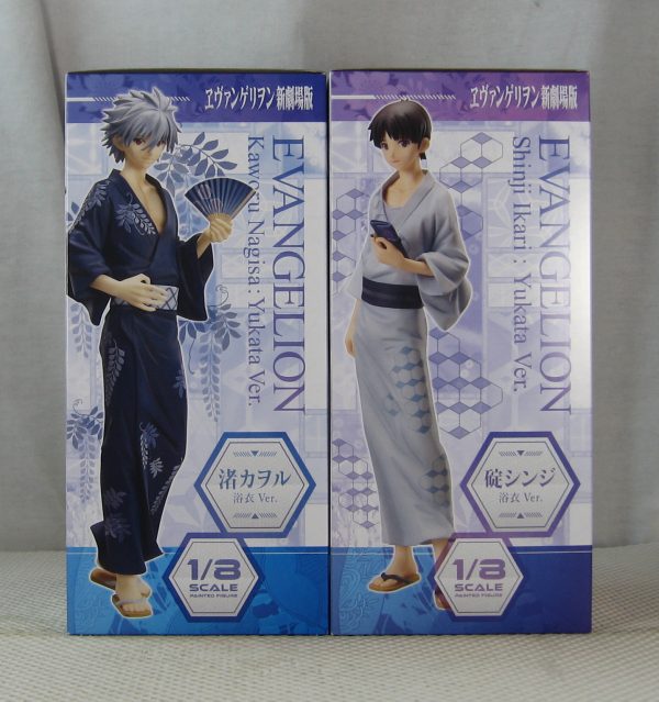 Rebuild of Evangelion Shinji Ikari & Kaworu Nagisa 1/8 Yukata Figure Set SEALED - Image 11