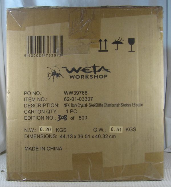 WETA Dark Crystal Skeksil The Chamberlain Skeksis 1/6 Statue 308/500 NEW SEALED - Image 12