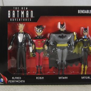 The New Batman Adventures Bendable Figures Heroes Set + Harley Quinn NEW SEALED