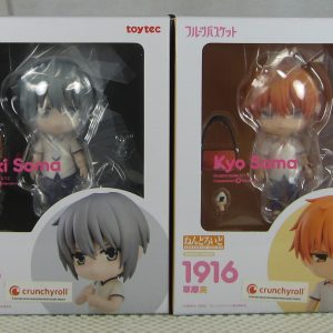 Fruits Basket Nendoroid Yuki Soma & Kyo Soma Action Figure Set Toytec NEW SEALED
