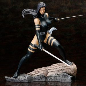 Kotobukiya Psylocke X-Force Fine Art Statue 619/1600 Marvel Comics NEW SEALED