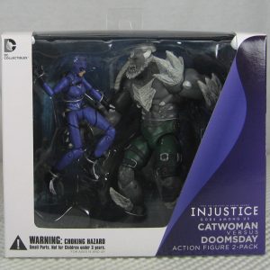 Catwoman vs Doomsday Figure Set Injustice Gods Among Us DC Collectibles SEALED