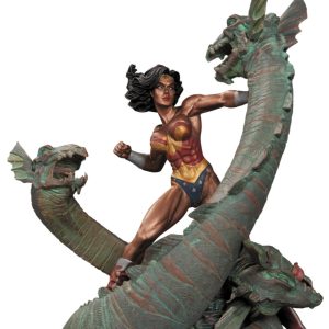 Wonder Woman vs Hydra Patina Mini Statue DC Comics Adam Hughes NEW SEALED