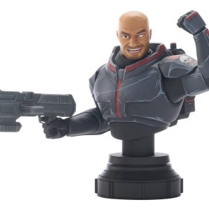 Star Wars Clone Wars Wrecker 1/7 Bust Diamond Select NEW SEALED