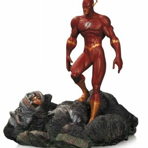 Flash vs Gorilla Grodd Patina Mini Statue DC Comics Michael Turner NEW SEALED