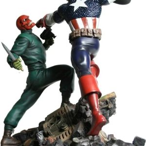 Captain America and Red Skull Action Statue Set Bowen Designs NEW SEALED
