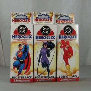 DC HeroClix Hypertime Booster Pack (Set of 3) NEW SEALED