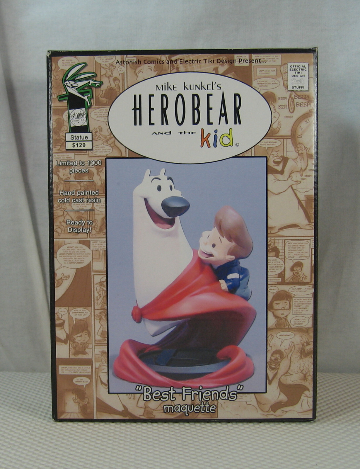 HeroBear and the Kid Bust AP 81/100 Mike Kunkel Electric Tiki BRAND NEW