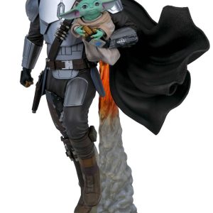Star Wars Milestones The Mandalorian & Grogu 1/6 Statue 79/1000 NEW SEALED