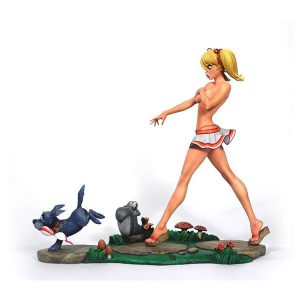 CS Moore Mandy and Skoots Variant Statue 191/500 Dean Yeagle NEW SEALED
